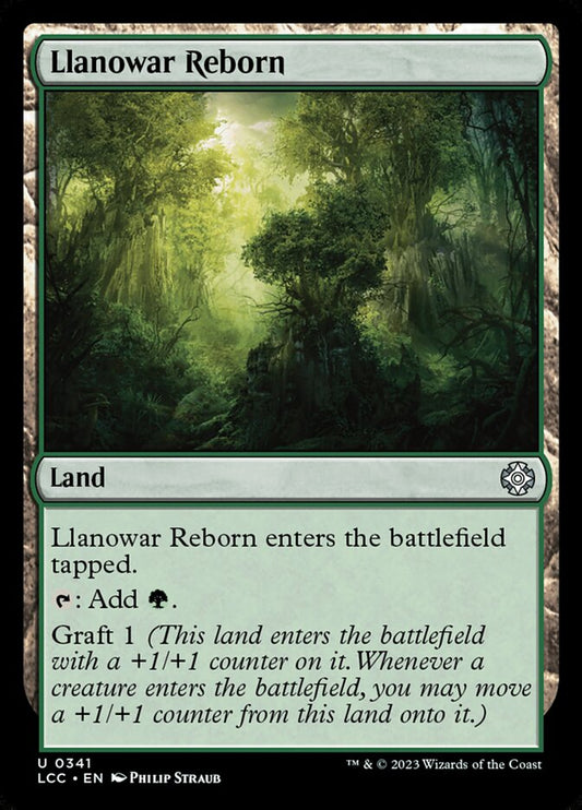 MTG Card Title: Llanowar Reborn LCC/341