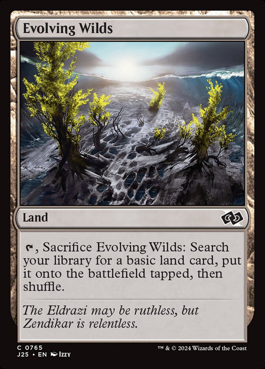 MTG Card Title: Evolving Wilds J25/765
