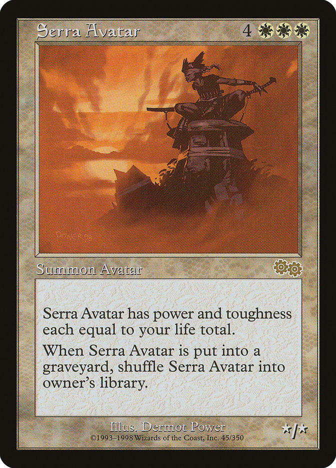 MTG Card Title: Serra Avatar USG/45