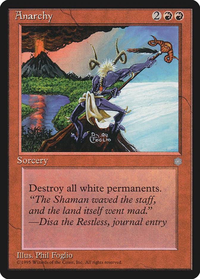 MTG Card Title: Anarchy ICE/170