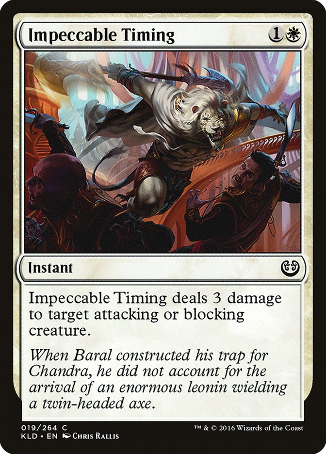 MTG Card Title: Impeccable Timing KLD/19