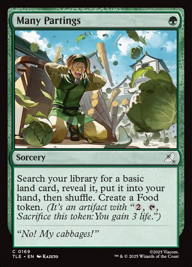 MTG Card Title: Many Partings TLE/169