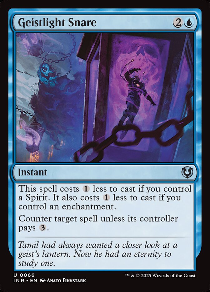 MTG Card Title: Geistlight Snare INR/66