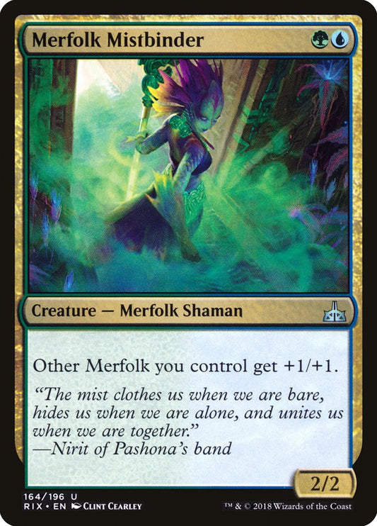 MTG Card Title: Merfolk Mistbinder RIX/164