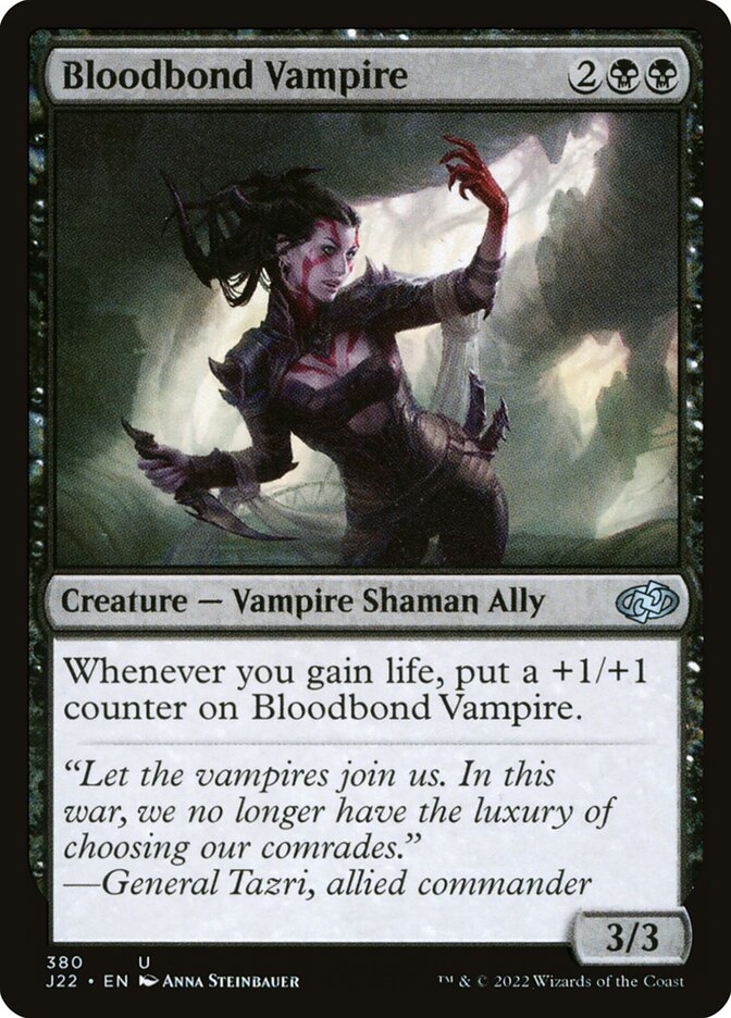 MTG Card Title: Bloodbond Vampire J22/380