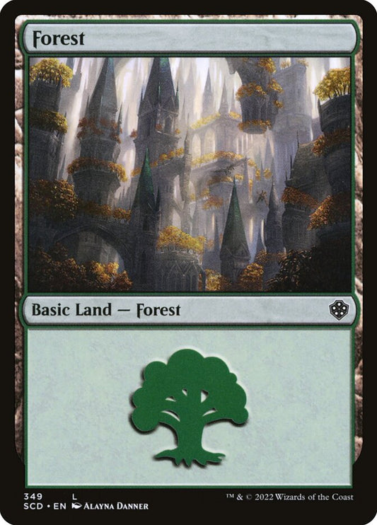 MTG Card Title: Forest SCD/349