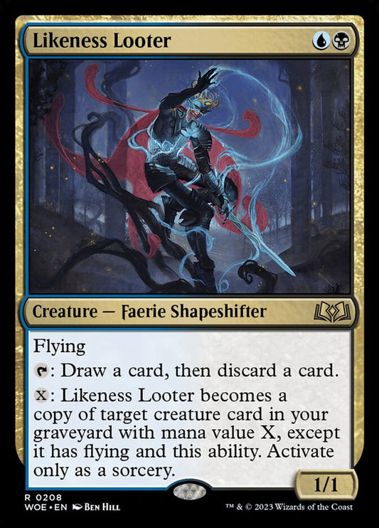 MTG Card Title: Likeness Looter WOE/208