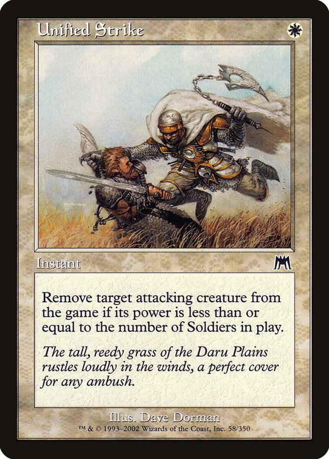 MTG Card Title: Unified Strike ONS/58