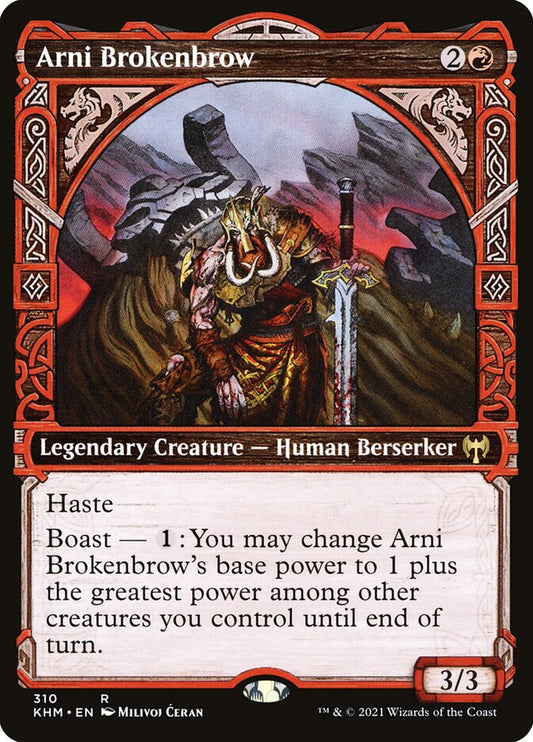 MTG Card Title: Arni Brokenbrow KHM/310