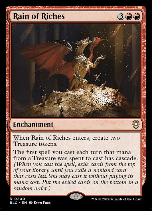 MTG Card Title: Rain of Riches BLC/200