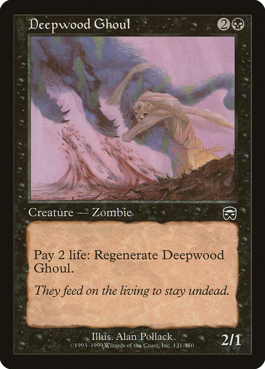 MTG Card Title: Deepwood Ghoul MMQ/131