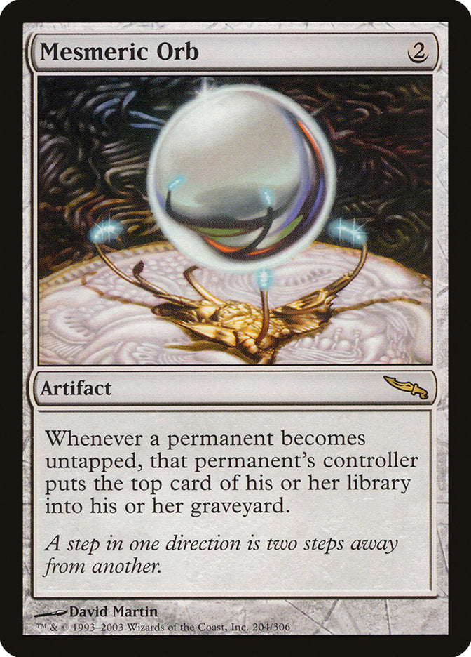 MTG Card Title: Mesmeric Orb MRD/204