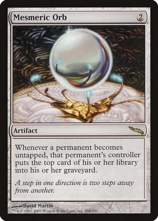 MTG Card Title: Mesmeric Orb MRD/204