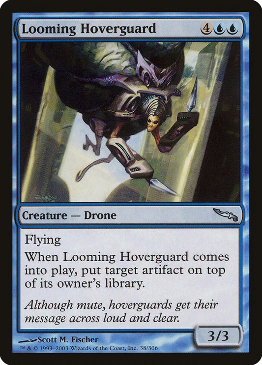 MTG Card Title: Looming Hoverguard MRD/38