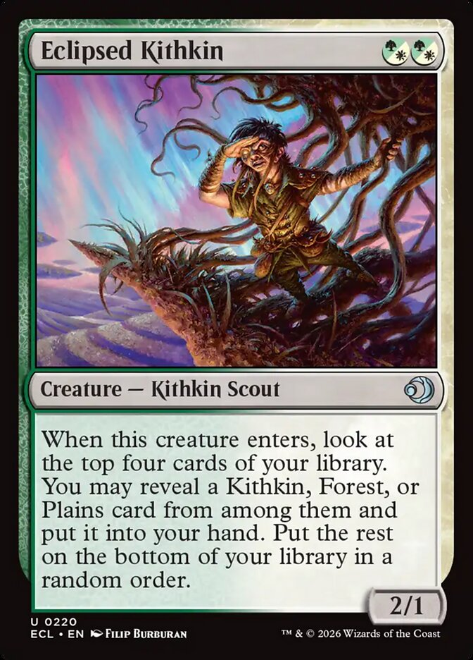 MTG Card Title: Eclipsed Kithkin ECL/220