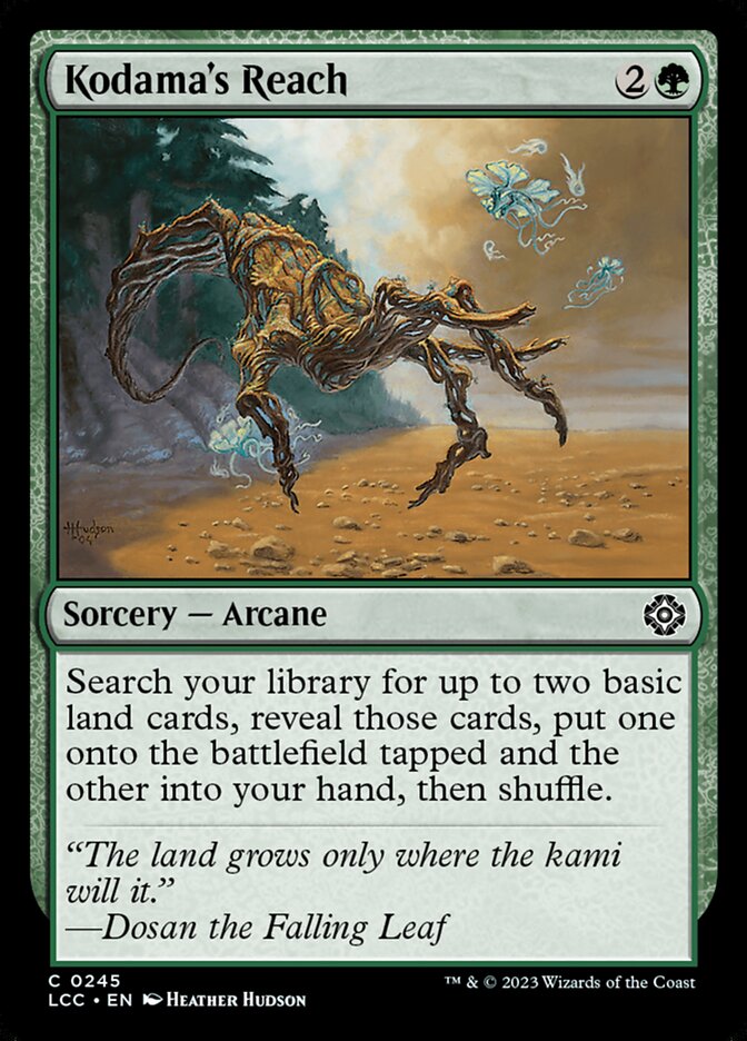 MTG Card Title: Kodama's Reach LCC/245