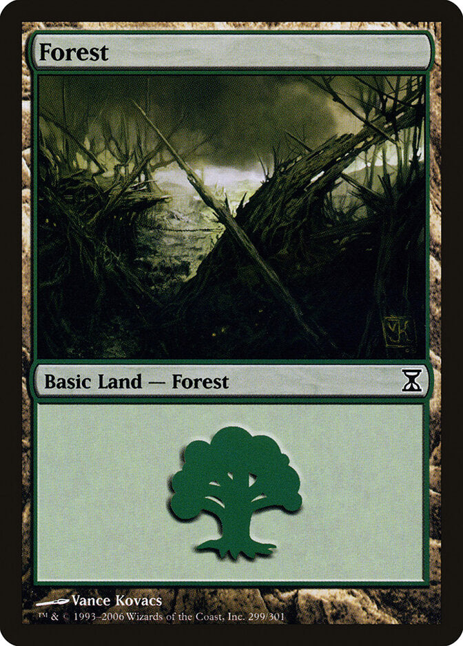 MTG Card Title: Forest TSP/299