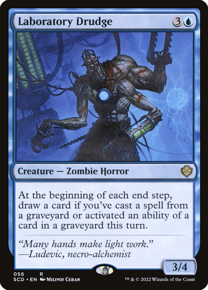 MTG Card Title: Laboratory Drudge SCD/56