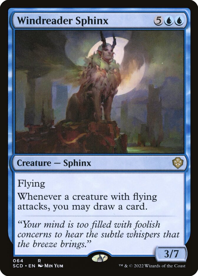 MTG Card Title: Windreader Sphinx SCD/64