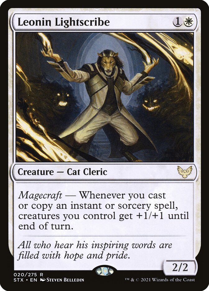 MTG Card Title: Leonin Lightscribe STX/20