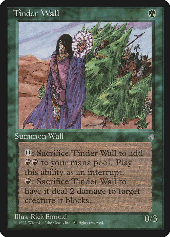 MTG Card Title: Tinder Wall ICE/270