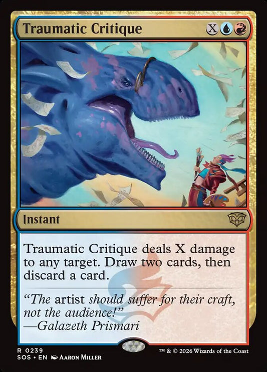 MTG Card Title: Traumatic Critique SOS/239