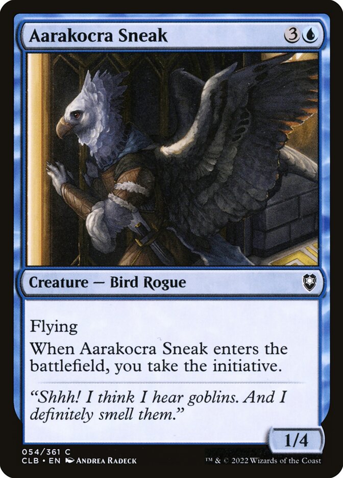 MTG Card Title: Aarakocra Sneak CLB/54