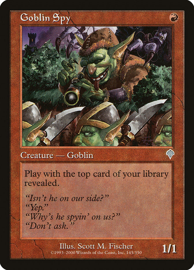 MTG Card Title: Goblin Spy INV/145
