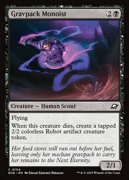 MTG Card Title: Gravpack Monoist EOE/104