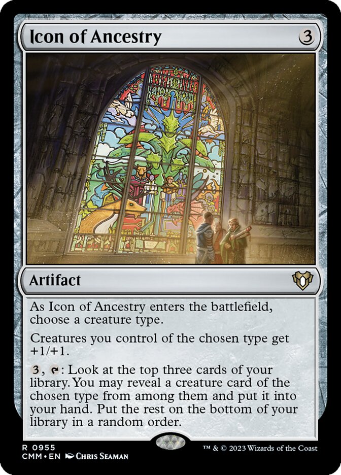 MTG Card Title: Icon of Ancestry CMM/955