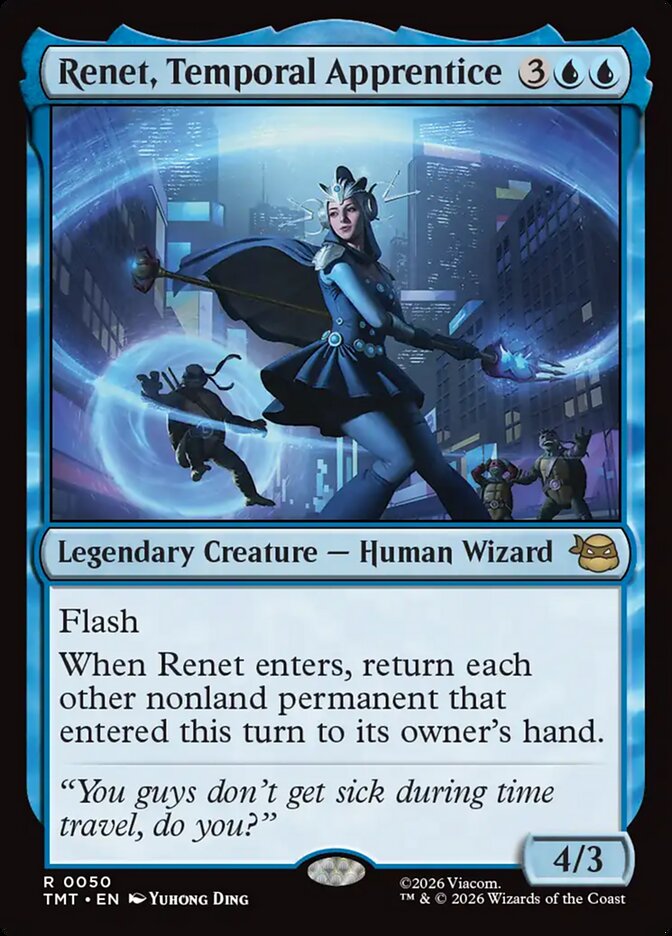 MTG Card Title: Renet, Temporal Apprentice TMT/50