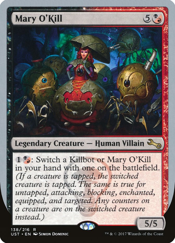 MTG Card Title: Mary O'Kill UST/138