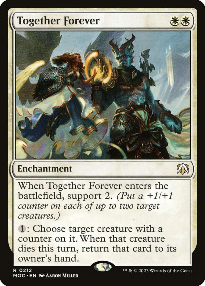 MTG Card Title: Together Forever MOC/212