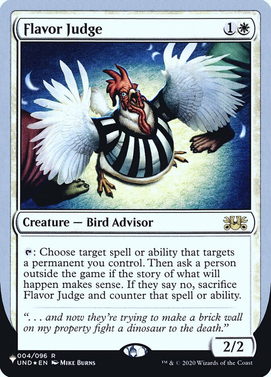 MTG Card Title: Flavor Judge ULST/3