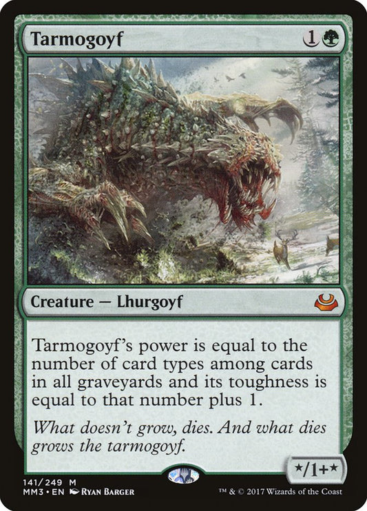 MTG Card Title: Tarmogoyf MM3/141