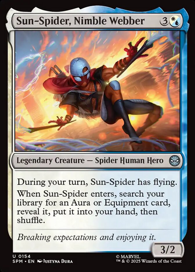 MTG Card Title: Sun-Spider, Nimble Webber SPM/154