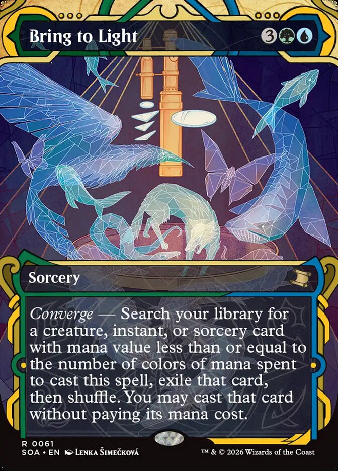 MTG Card Title: Bring to Light SOA/61