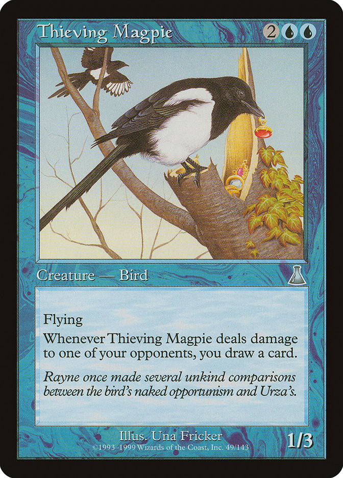 MTG Card Title: Thieving Magpie UDS/49