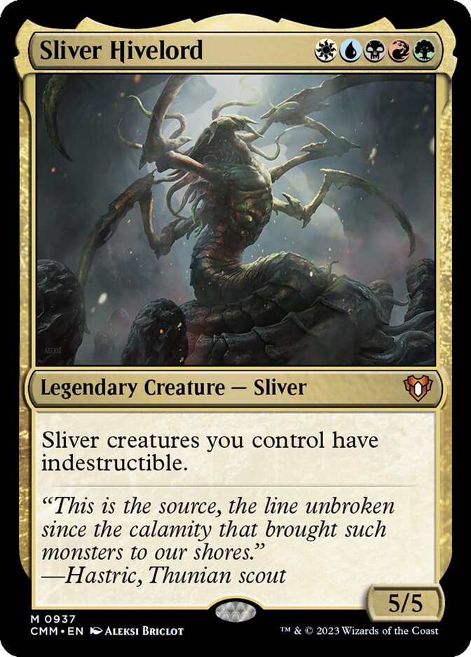 MTG Card Title: Sliver Hivelord CMM/937