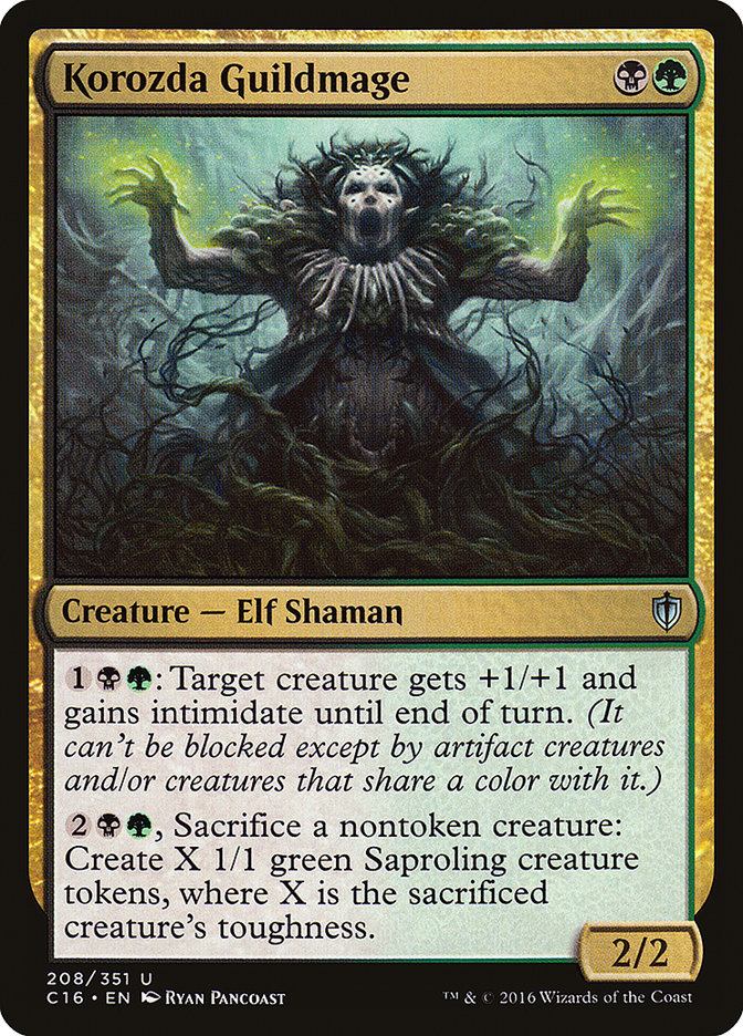 MTG Card Title: Korozda Guildmage C16/208