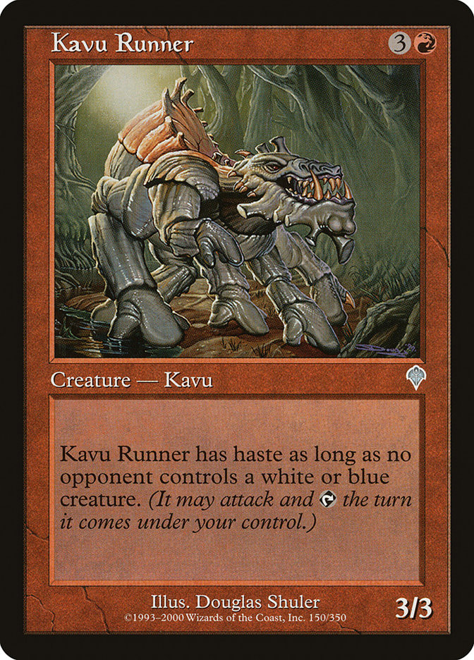 MTG Card Title: Kavu Runner INV/150