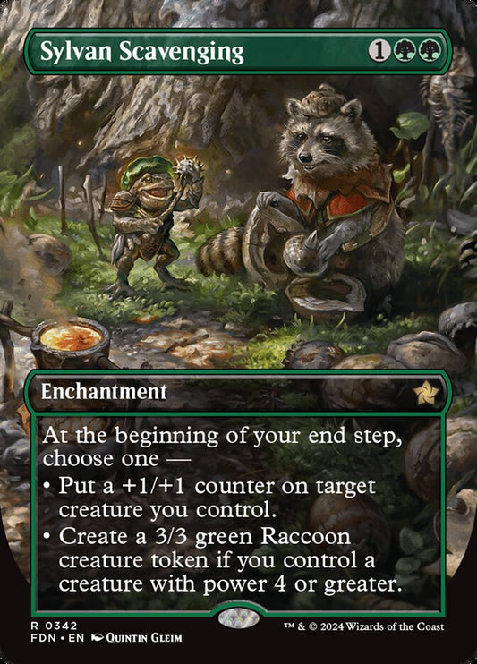 MTG Card Title: Sylvan Scavenging FDN/342