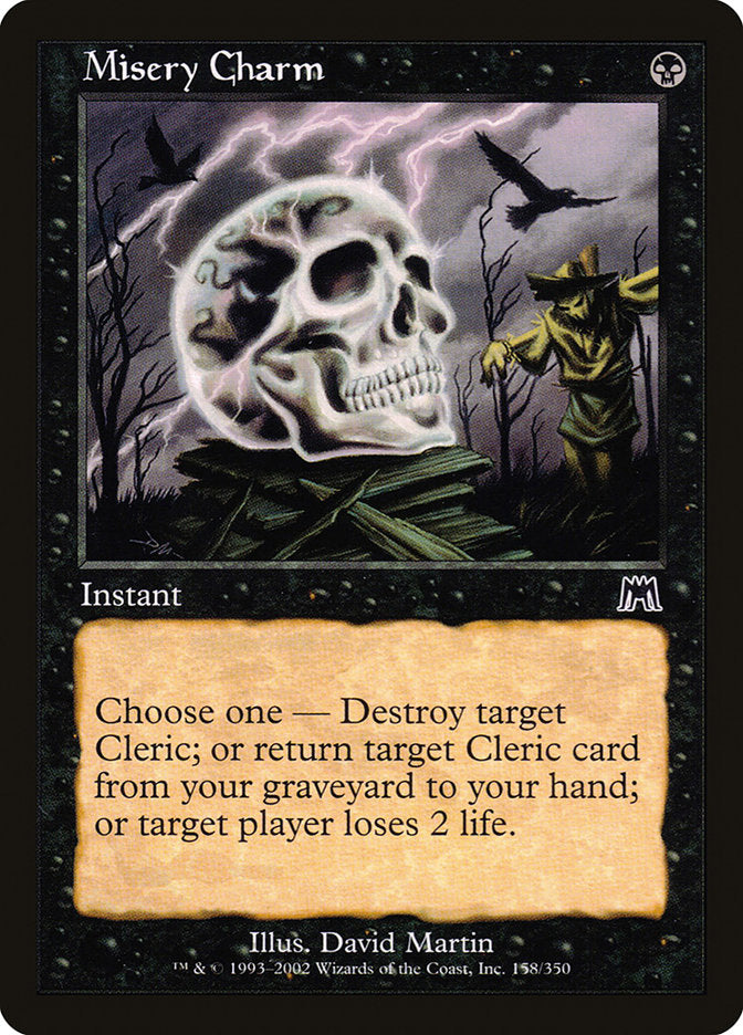 MTG Card Title: Misery Charm ONS/158