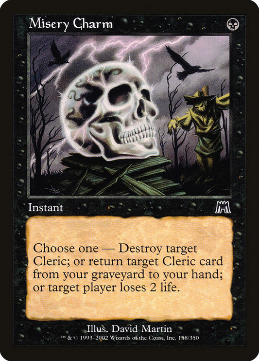 MTG Card Title: Misery Charm ONS/158