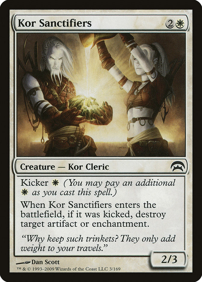 MTG Card Title: Kor Sanctifiers HOP/3