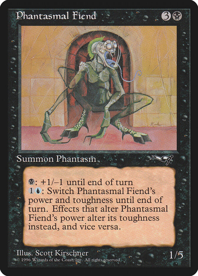 MTG Card Title: Phantasmal Fiend ALL/57b