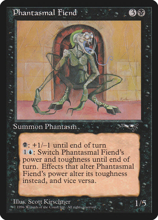 MTG Card Title: Phantasmal Fiend ALL/57b