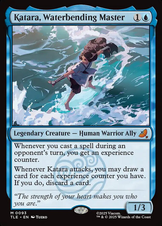 MTG Card Title: Katara, Waterbending Master TLE/93