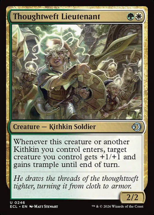 MTG Card Title: Thoughtweft Lieutenant ECL/246