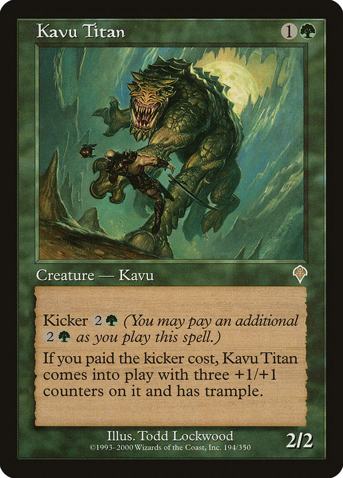 MTG Card Title: Kavu Titan INV/194